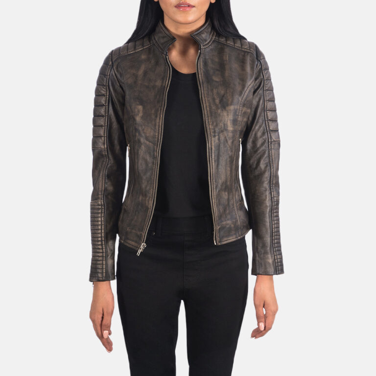 Womens Adalyn Quilted Distressed Brown Cafe Racer Jacket_5421 copy-4-1623148661026